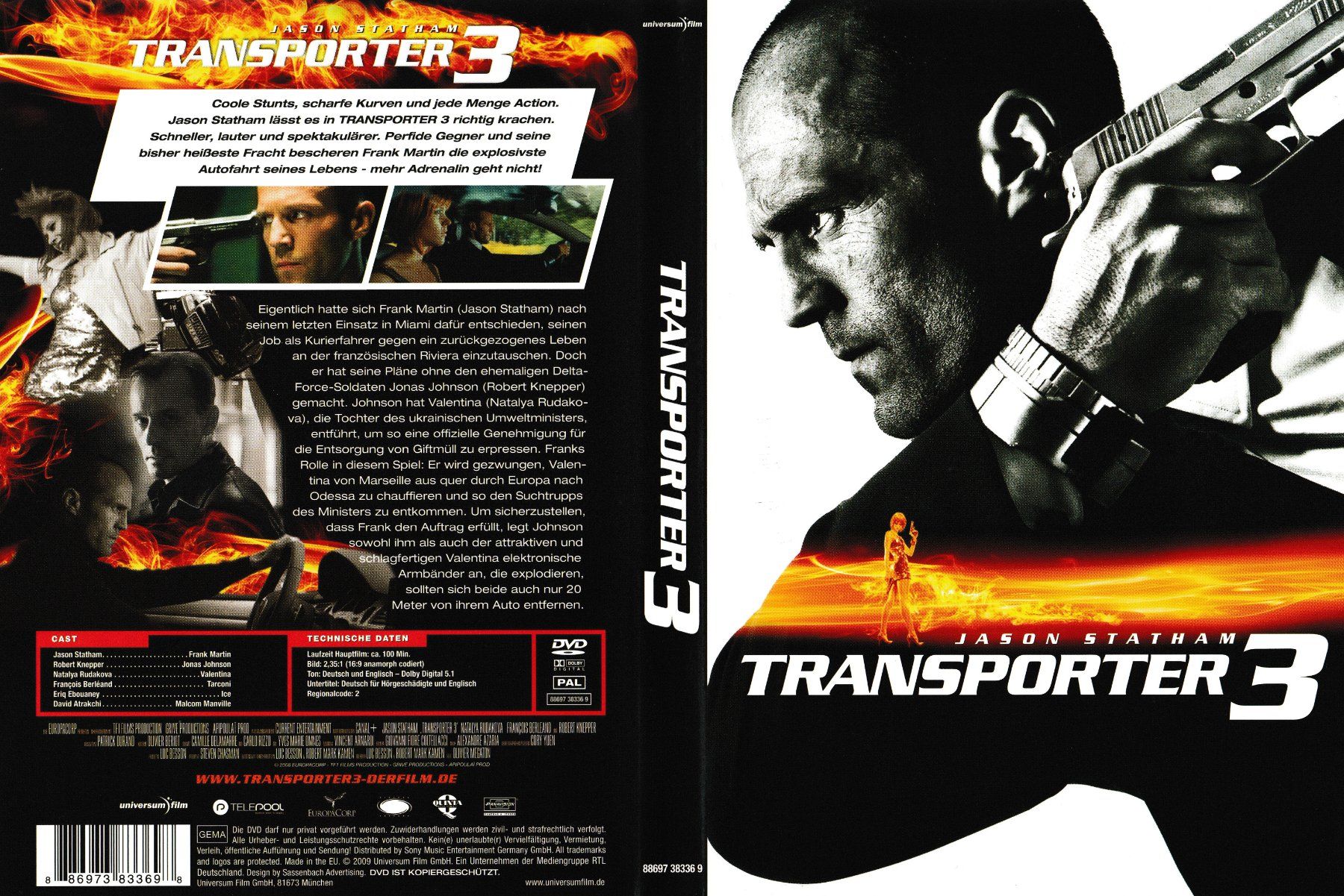 Tutti i DVDs: DVD - Transporter 3 – Usato da Langnau am Albis venduto da MediaRescuerKeLoX