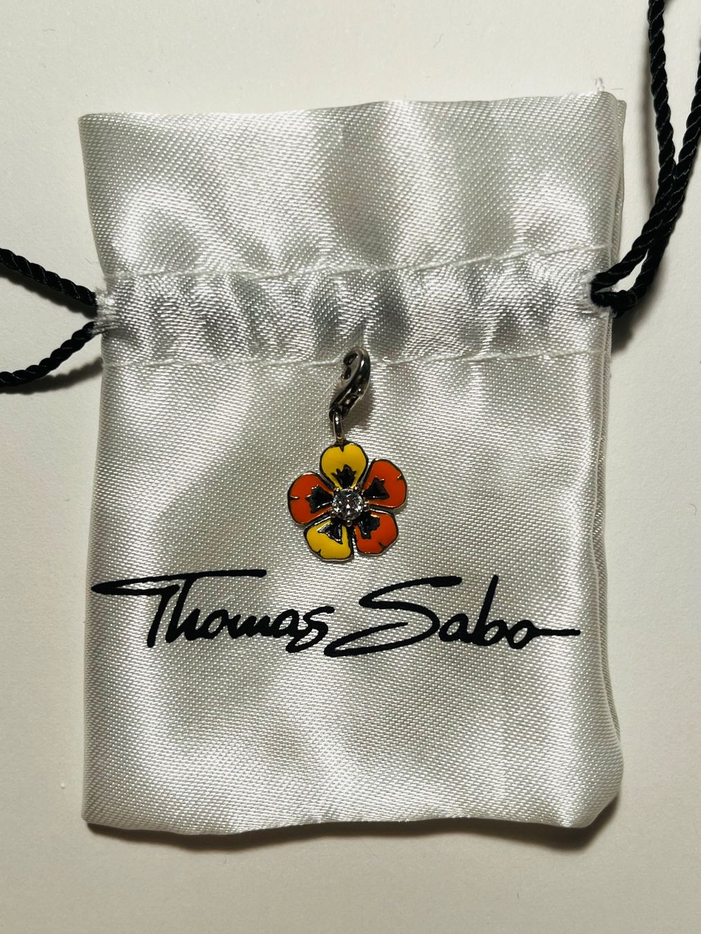 Thomas Sabo Ciondoli: Thomas Sabo Charm Blume Bunt 925 Silber – Usato da Winterthur venduto da har_vb7b
