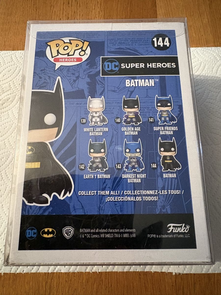 Funko Statuette: FUNKO batman 144 chrome COMIC CON 2018 – Nuovo e nell'imballaggio originale da Herzogenbuchsee venduto da warrior77 5