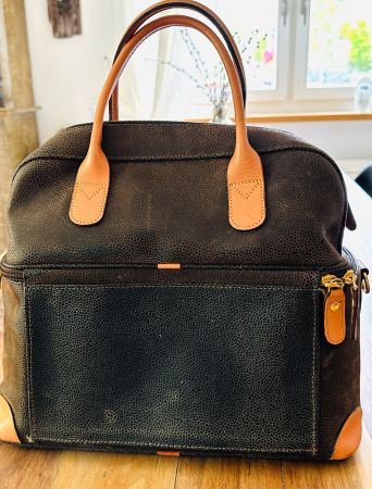 Kosemtikkoffer, Vintage von Bric's (Olive)