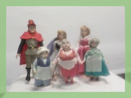 Disney Dornröschen Puppen Set, Vintage Rarität!