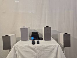 DYNAUDIO XEO 4 Set: 4 Boxen m. 2 Ständern und CD Player, 206