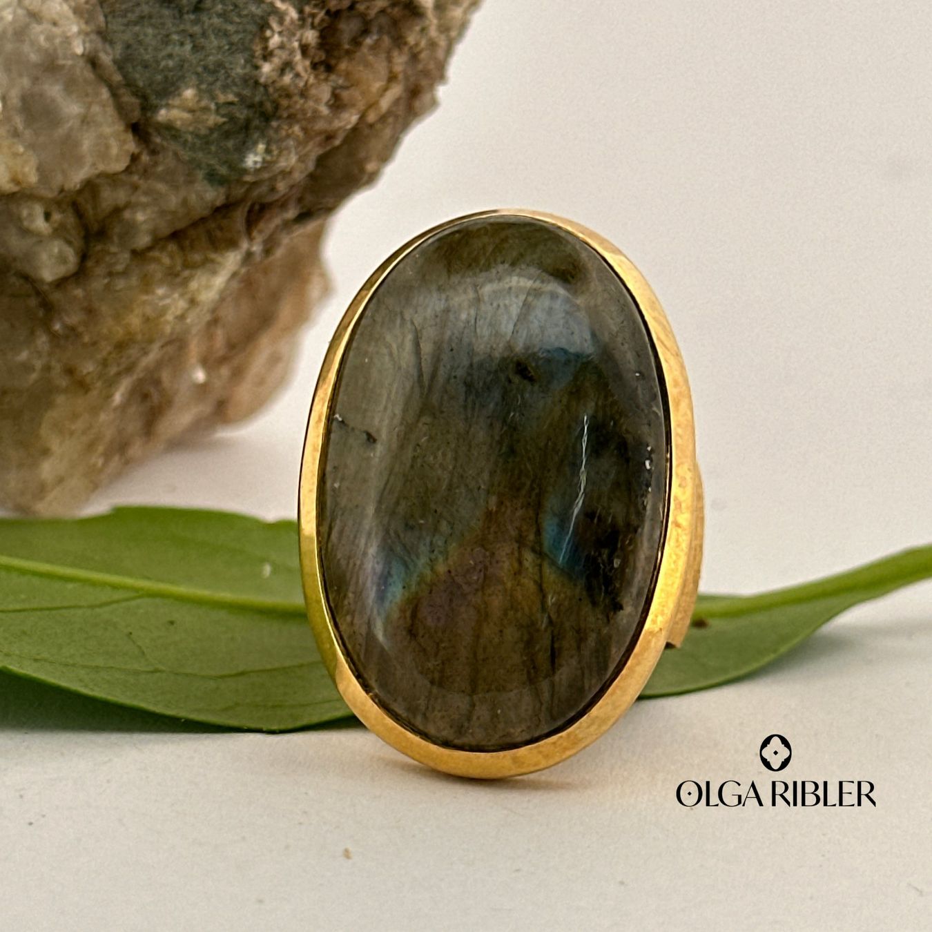 Olga Ribler Ringe: Statement Silber Ring 925 mit Labradorite Grösse 55 – Neu (gemäss Beschreibung) aus Luzern von Schmuckoutlet 6