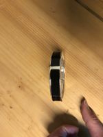 Eleganter Armreif / Bracelet in Silber-Schwarz Optik