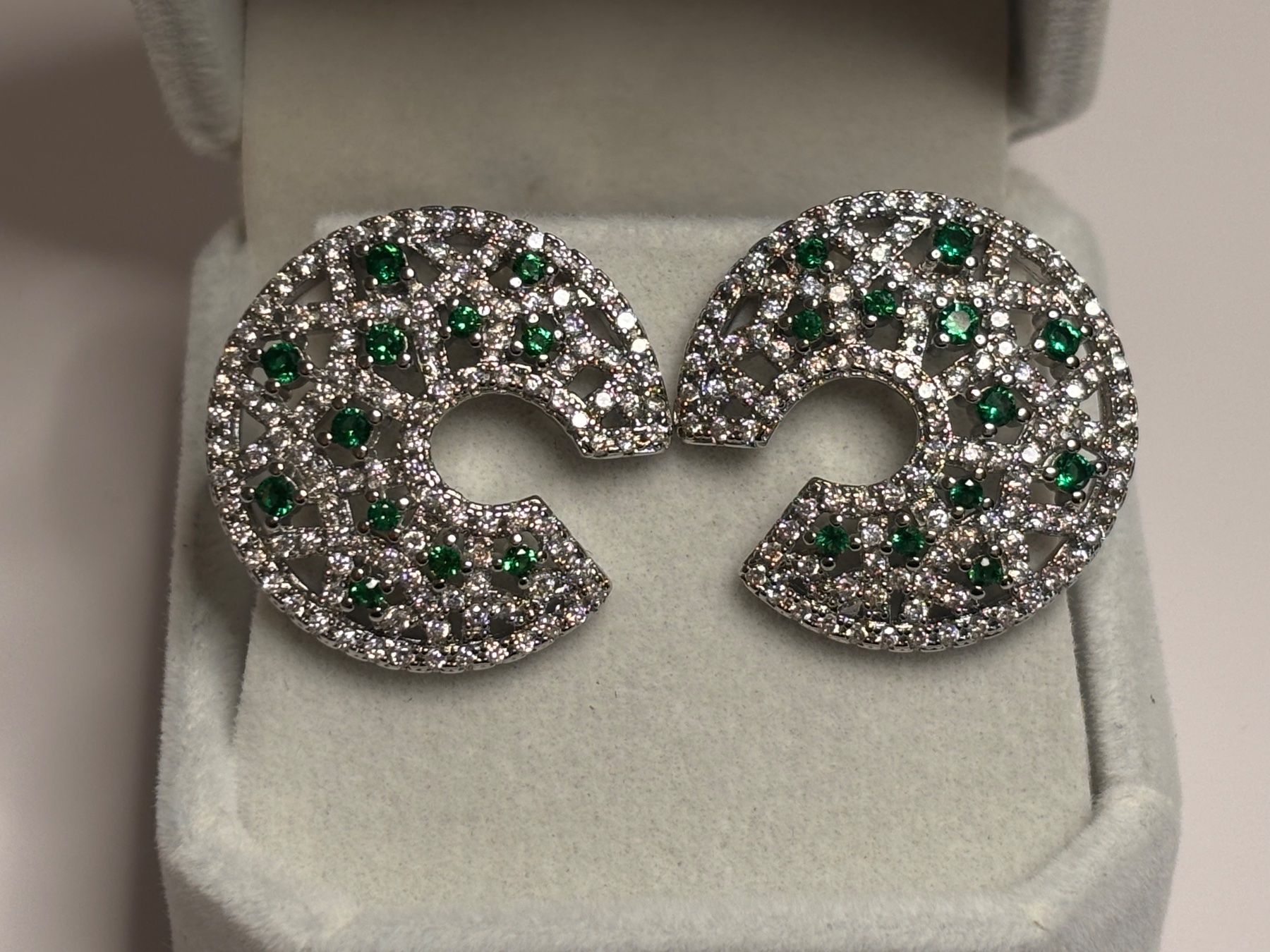 Boucles d'oreille: Boucles d’oreilles émeraudes ✨ – Neuf (Voir description) à Lausanne par mel2dreams 1