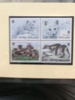 Finnland 1993 Satz WWF Polarfuchs postfrisch 4er-Block
