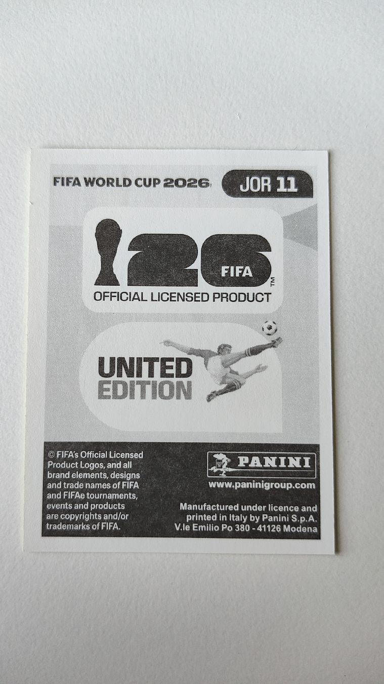 Panini Carte collezionabili: JOR 11, WM 2026 Panini Sticker – Nuovo (secondo la descrizione) da St-Légier-La Chiésaz venduto da Marcoco0 1