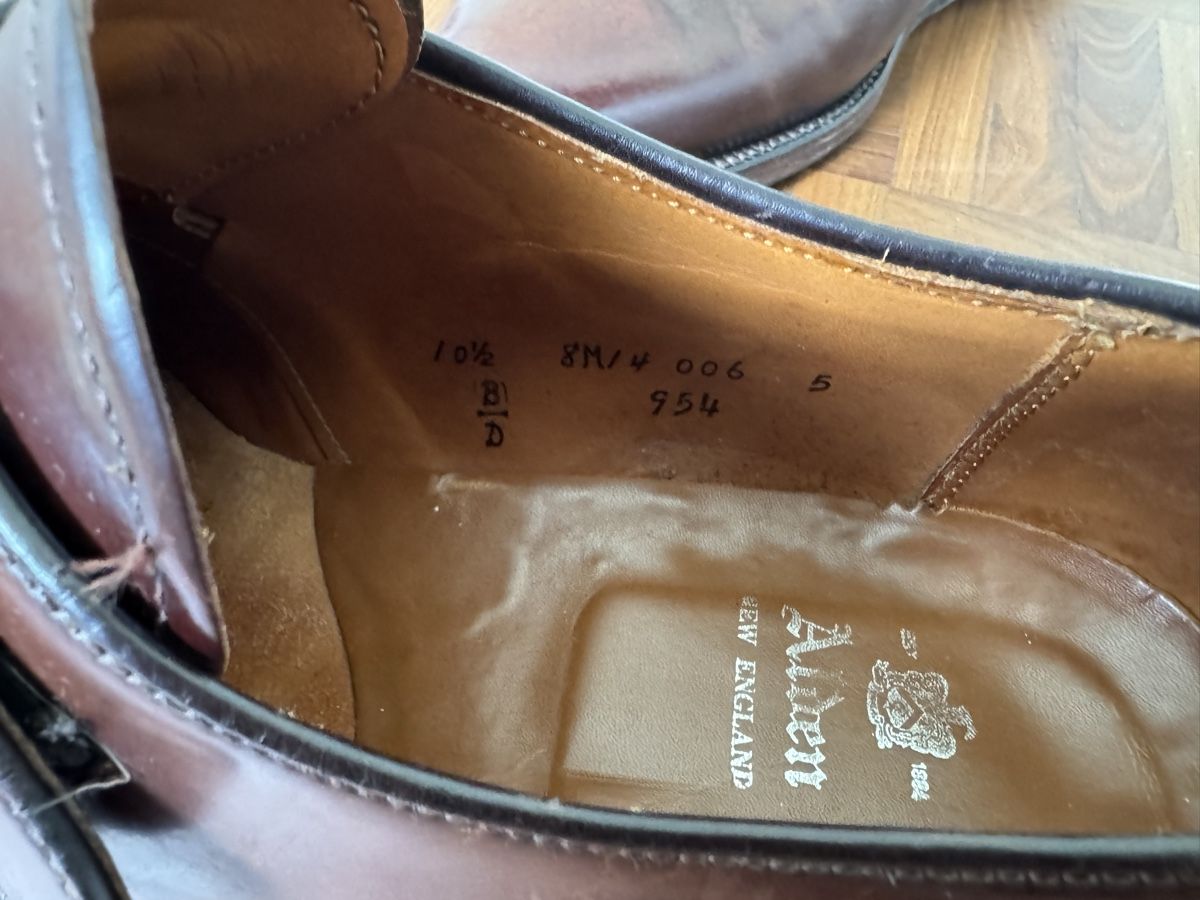 Herrenschuhe: Alden Monk Strap 10.5 B/D – Gebraucht aus Wohlen AG von zrhdus 5
