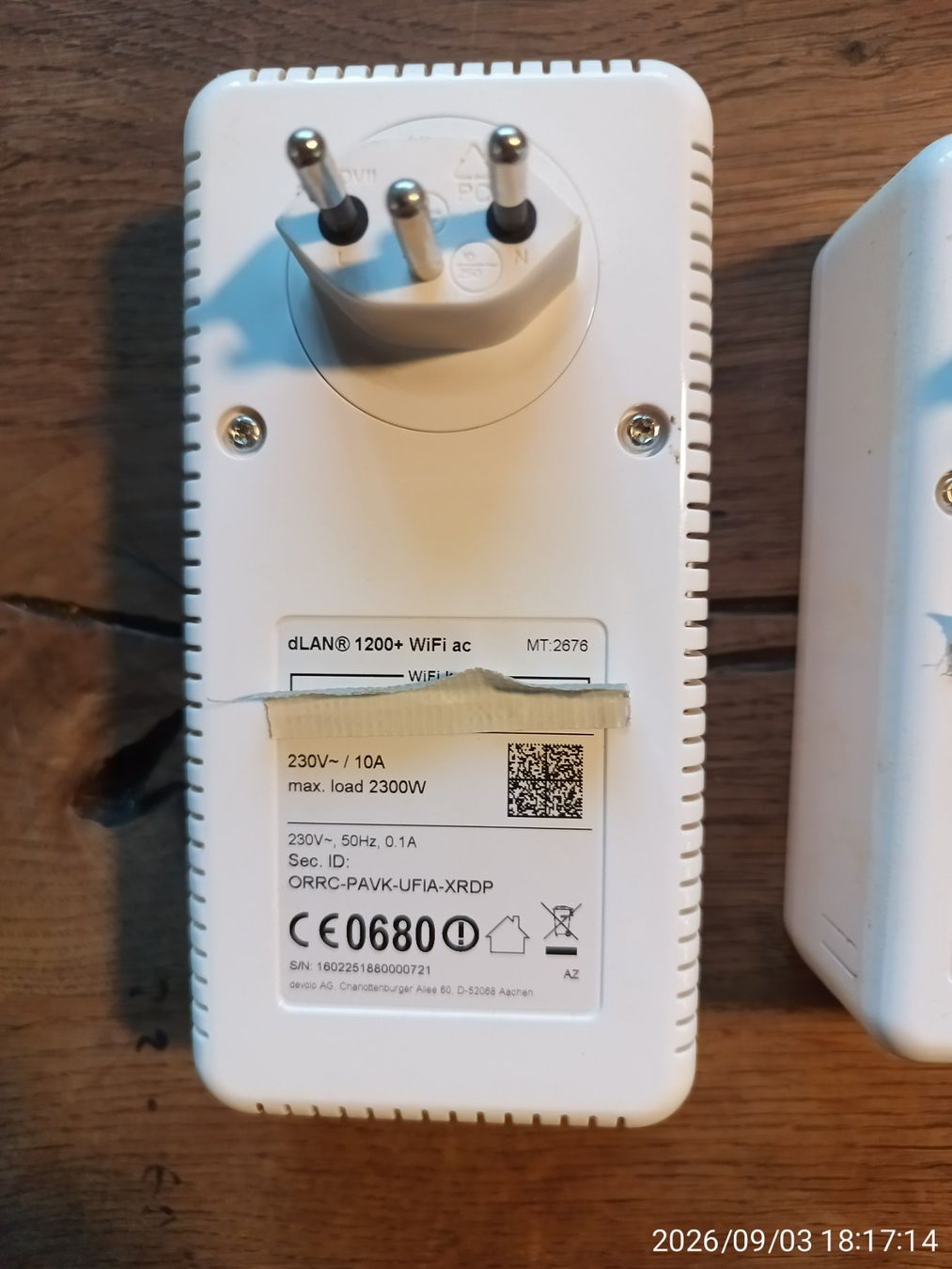 Devolo Unità & Adattatore: dLan erweiterung über Stromnetz – Usato da Herbetswil venduto da Peter621 2