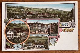 Historische Ansichtskarte "Gruss aus Dietfurt" Litho