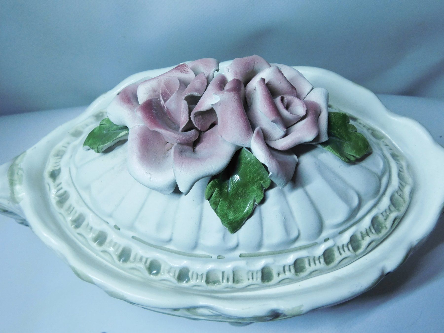 Vasen & Gefässe: Antik CAPODIMONTE Herzstück 1950s – Gebraucht aus Emmenbrücke von Ulisse-22 6
