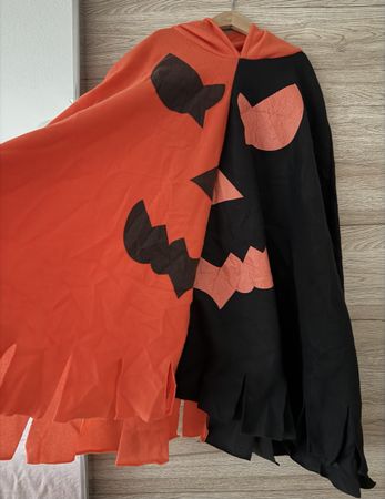 Halloween Umhang Kürbis