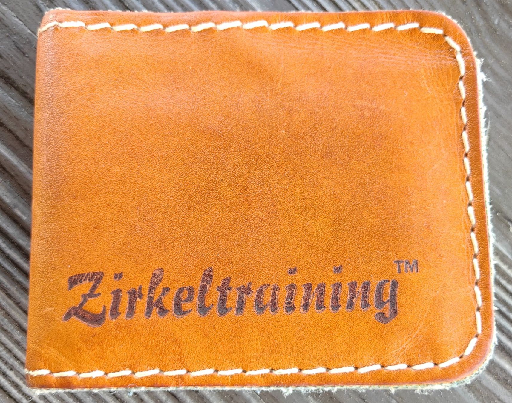 Portafogli: Zirkeltraining Geldtasche / Unikat – Usato da Mauren venduto da Raymaniac2002