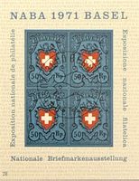 Briefmarkenblock NABA 1971 Basel