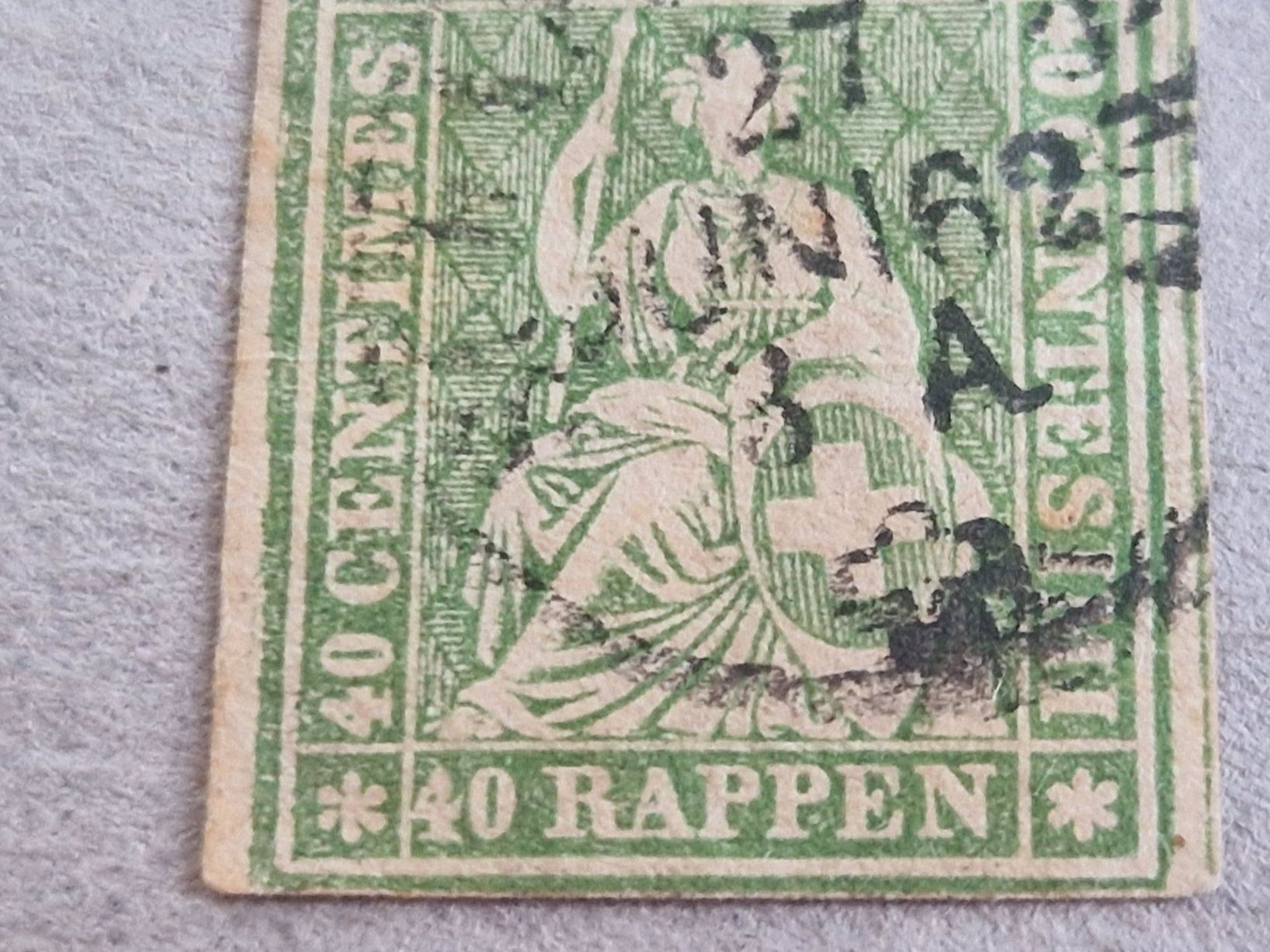 Tutti i francobolli: Strubel 26G, signiert, ab 1.- – Usato da Burgdorf venduto da Glossy01 2