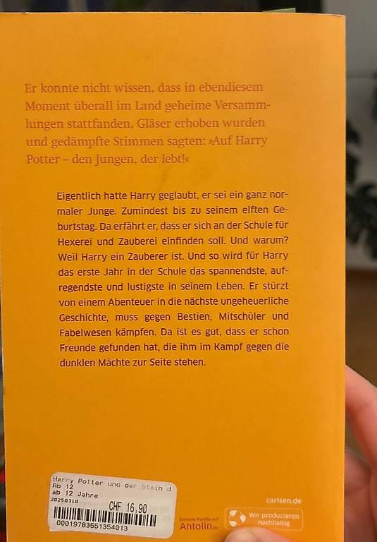 Libri: Harry Potter und der Stein der Weisen – Usato da Winterthur venduto da Chiara024 2