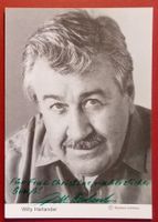 Willy Harlander 1931-2000 Autogramm signiert Foto 10x15cm