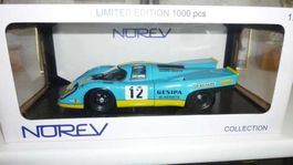 Porsche 917 K Jürgen Neuhaus Norisring 1971 Norev 1:18