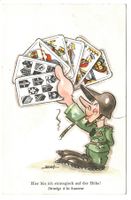 Militär - Humor - Jux - Künstler: Naef - Jassen - 1974