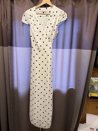 Ivy & Oak Sommerkleid Gr. 40 Weiss mit schwarzen Punkten!