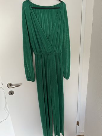 Jumpsuit langarm green size S new with tags