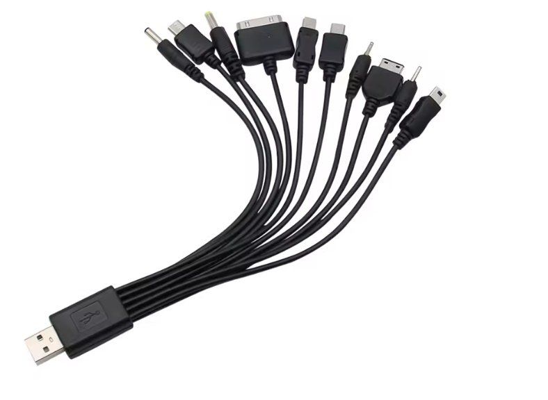 Cavi: 10 in 1 Micro USB 2.0 Stecker auf Multi Stecker Ladekabel – Nuovo (secondo la descrizione) da Nidau venduto da EXP40