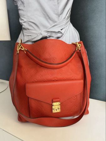 LOUIS VUITTON METIS HOBO EMPREINTE ROT
