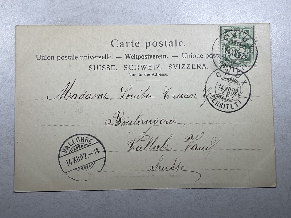 Ansichtskarten: Alte Ansichtskarte Caux et les Rochers de Naye – Gebraucht aus Strengelbach von Aschatan5 1