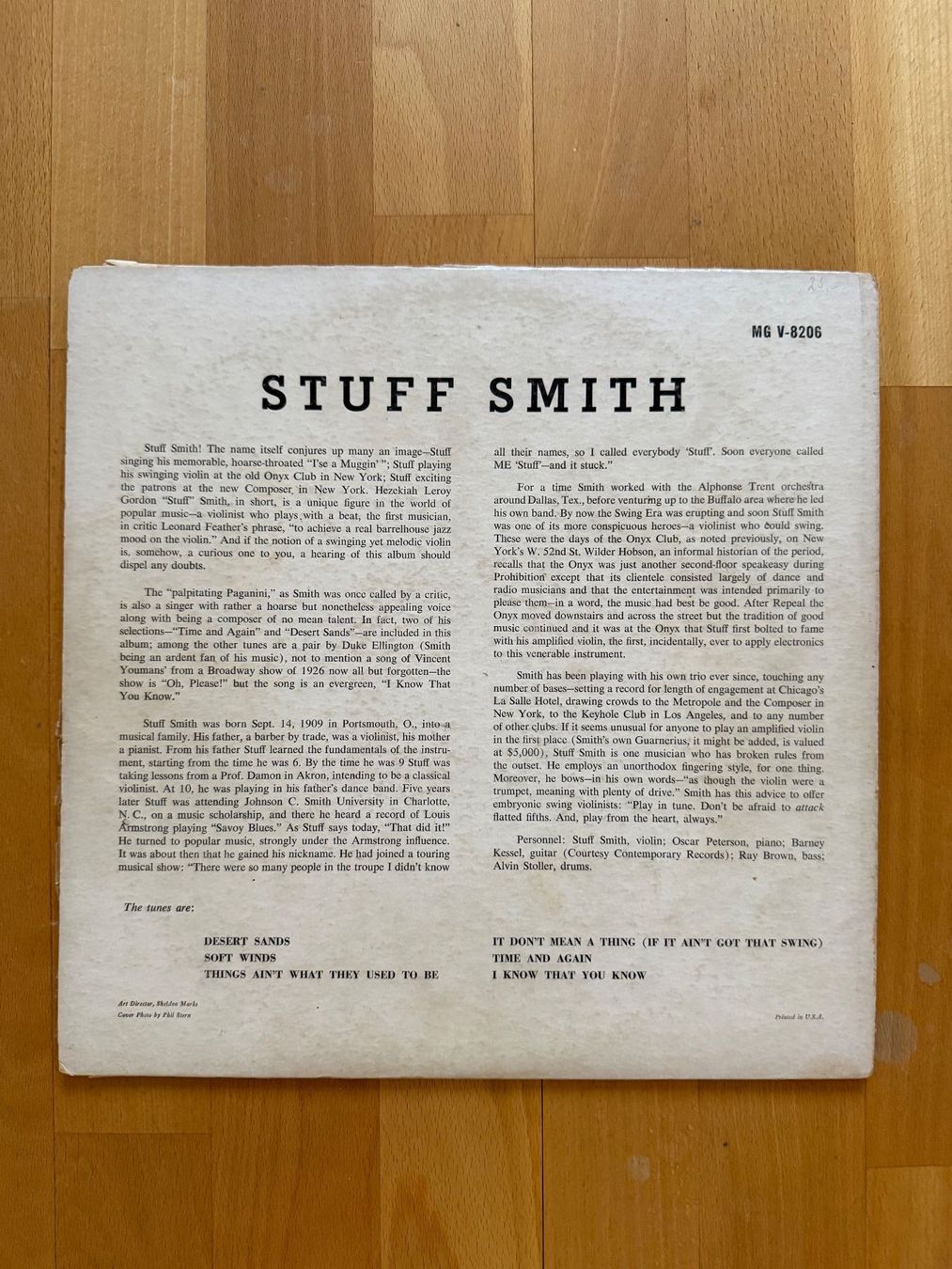 Schallplatten: Stuff  Smith   LP vinyl – Gebraucht aus Subingen von ArtBead 1