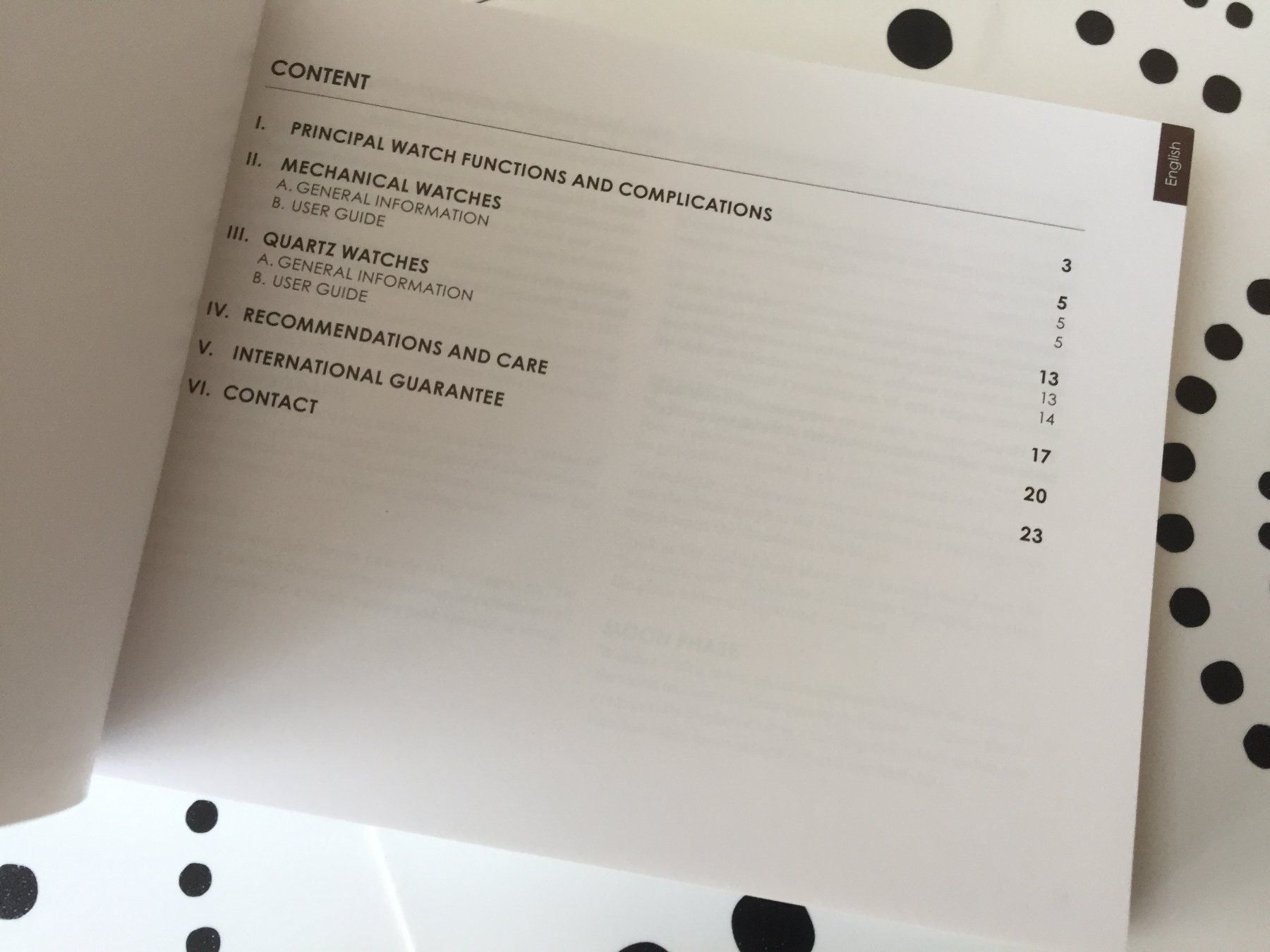 Documenti: BAUME & MERCIER - OPERATING INSTRUCTIONS – Nuovo (secondo la descrizione) da Epalinges venduto da dream-watch 5