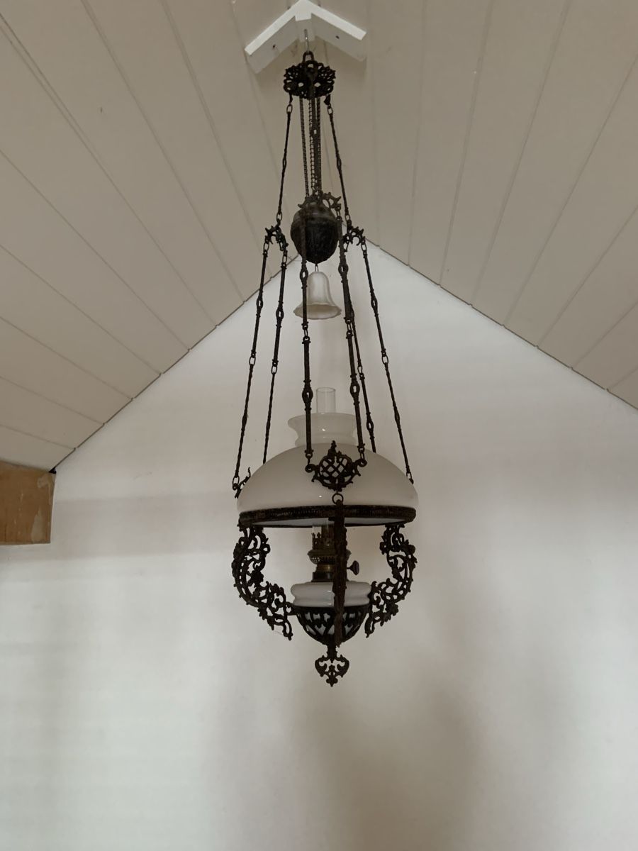 Lampade: Petroleum Hängelampe antik – Usato da Kerns venduto da kathia08