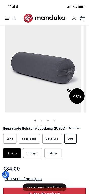 Cuscini: Manduka Runde Bolster – Usato da Gandria venduto da mar_5yvs 3