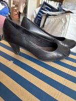 Damenschuhe Leder Grösse 40 schwarz Tamaris Pumps