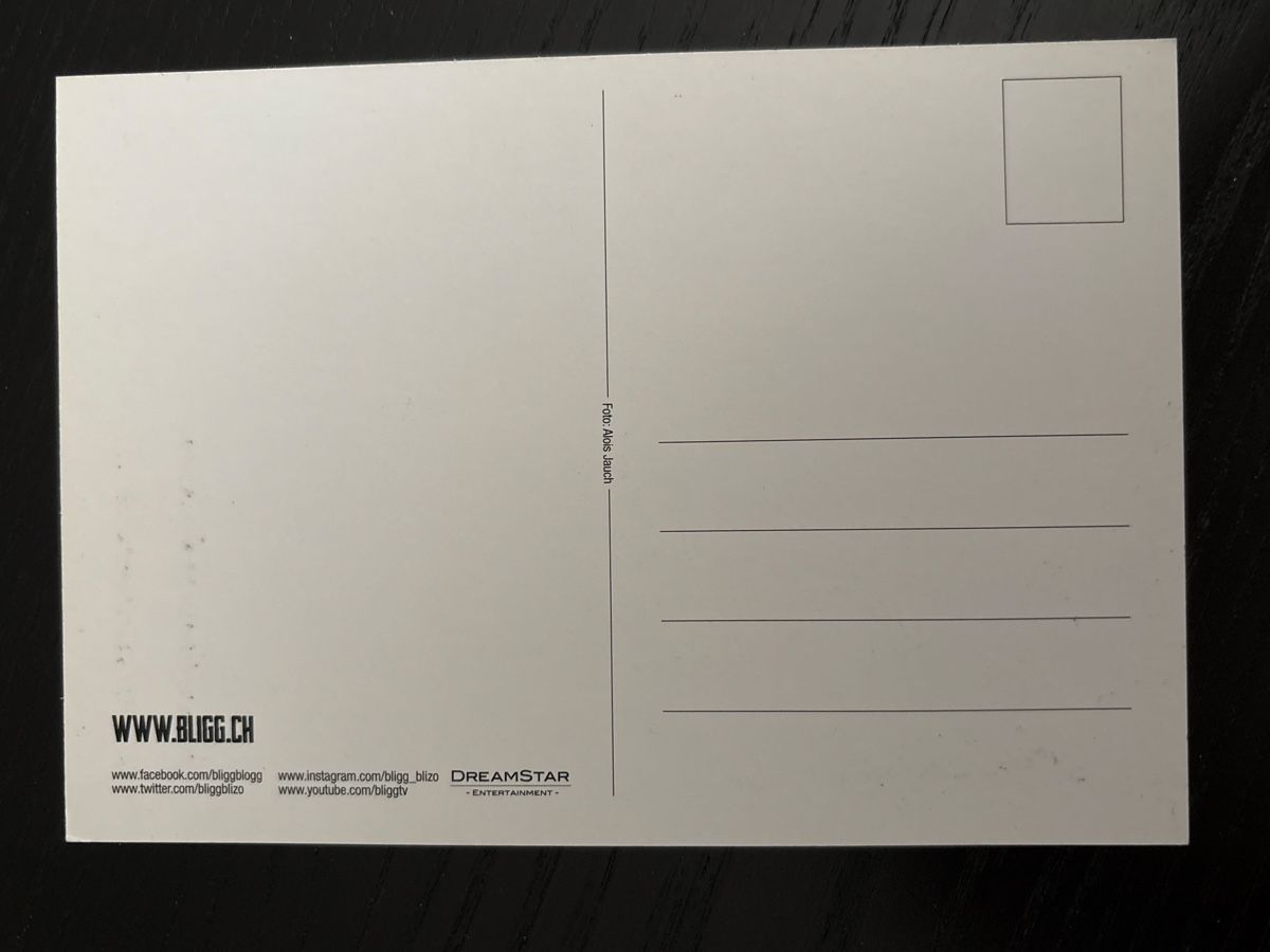Autografi: Autogrammkarte Bligg handsigniert neu ungebraucht – Usato da Uetendorf venduto da hoisle 1