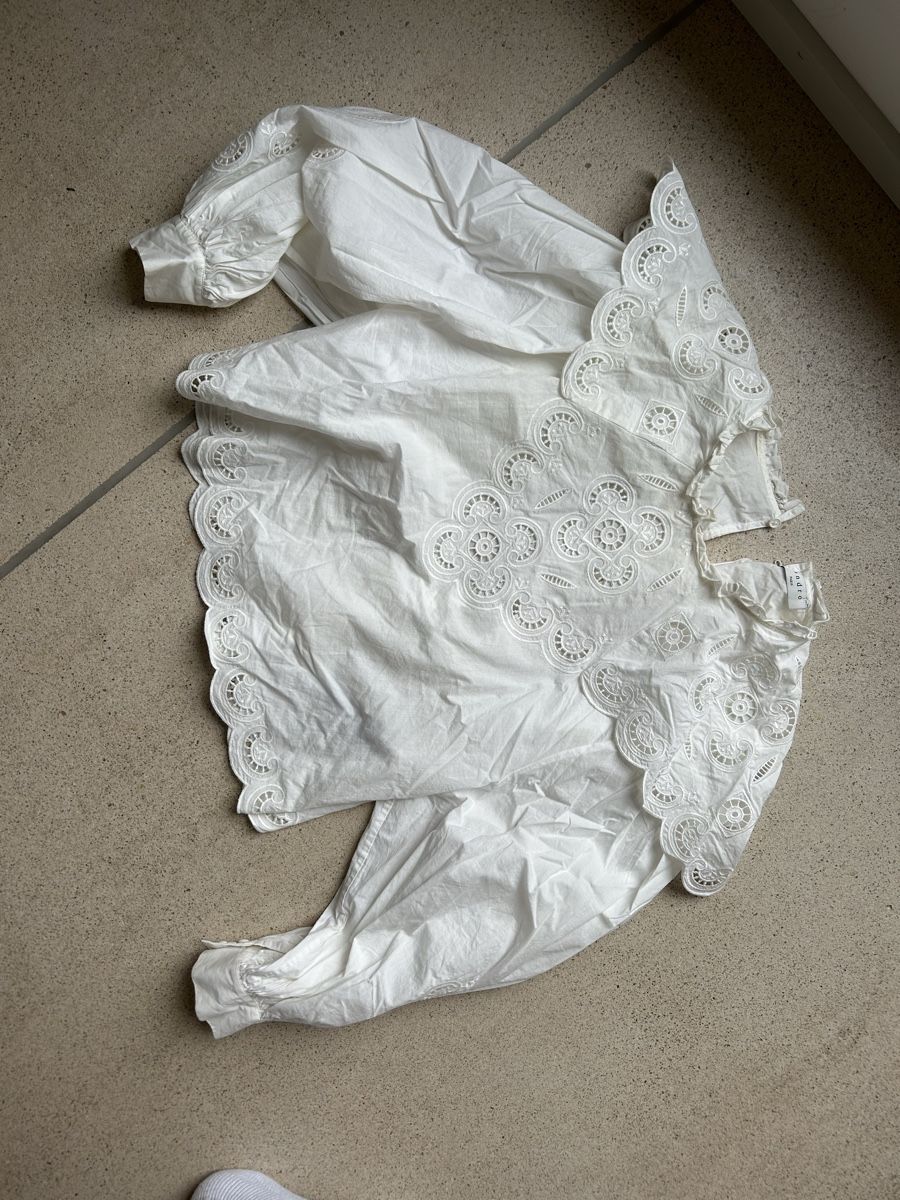 Sandro Camicette: Sandro Paris Bluse, Weiss, Gr. 1 – Usato da Zürich venduto da aglier