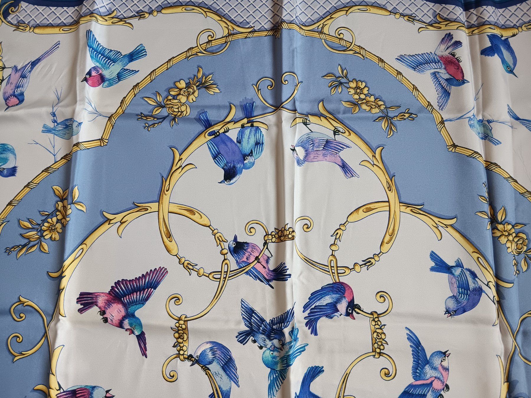 Hermès Foulard & Sciarpe: HERMES "LA CLE DES CHAMPS" CARRE 90 CM – Usato da Cossonay-Ville venduto da Les_1001_perles 5