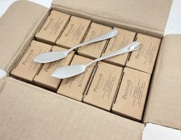6x Buttermesser Inox/Rostfreiem Stahl