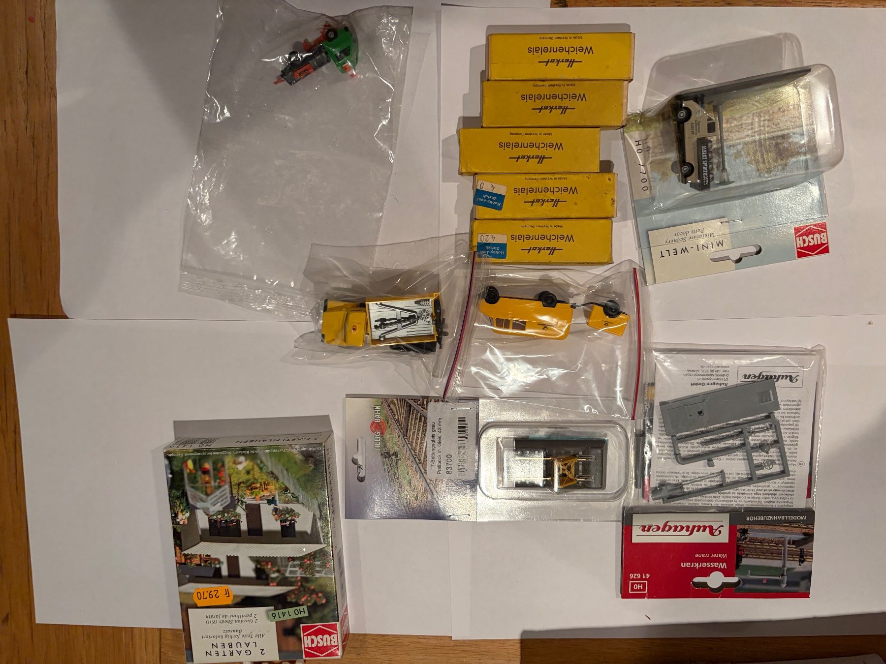 Modellini di ferrovie: Train miniature lot divers – Usato da Echallens venduto da JAR69 8