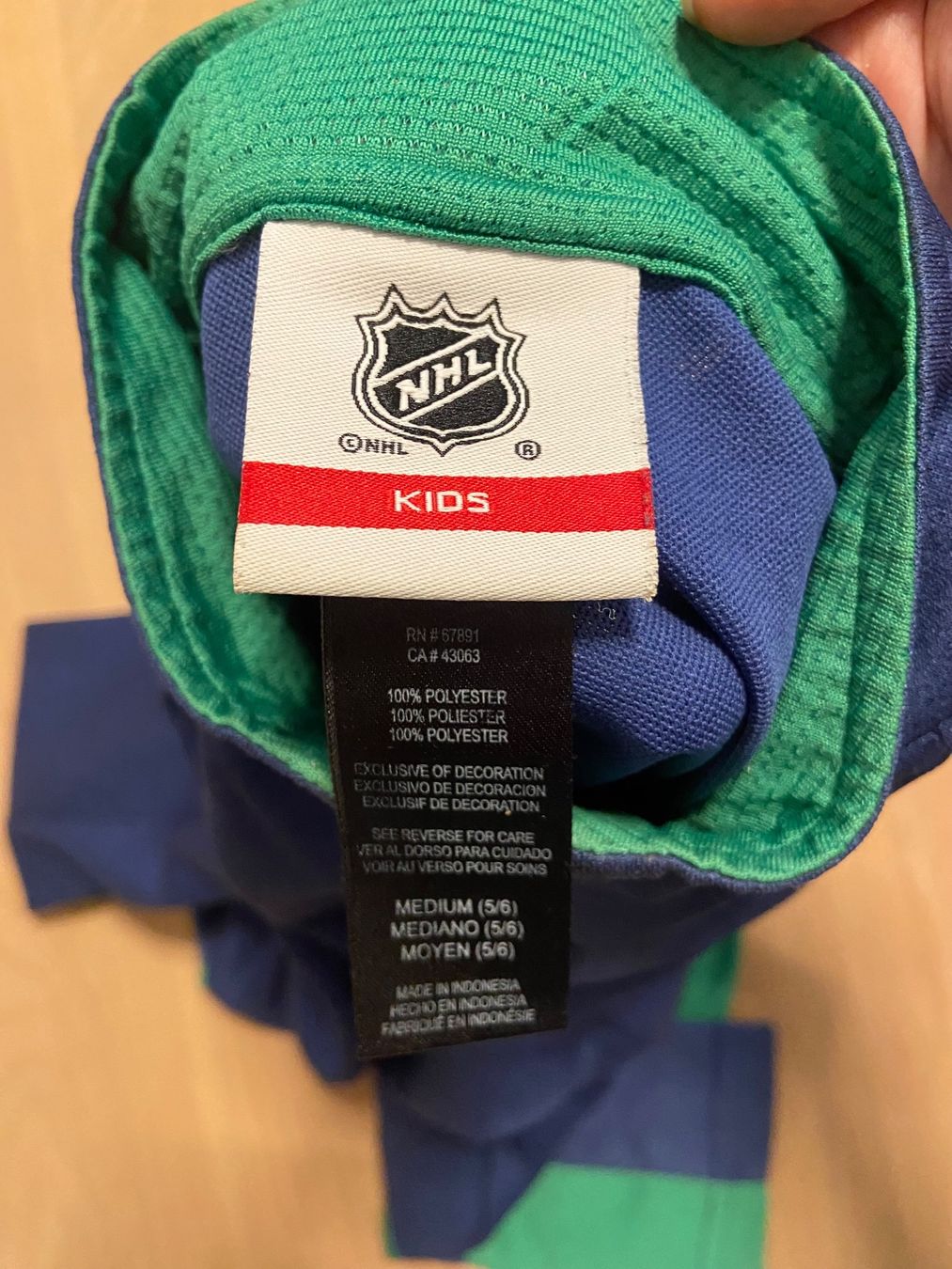 NHL Maglioni & Felpe: NHL Vancouver Canucks Pulli Kinder 5-6 – Nuovo (secondo la descrizione) da Horgen venduto da nasten 2