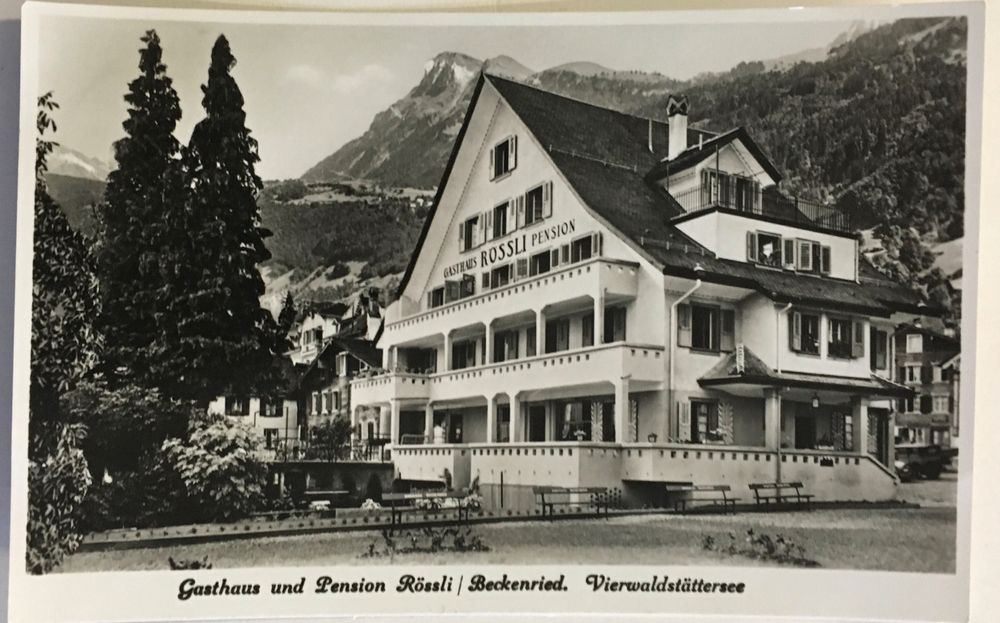 Beckenried Gasthaus Rössli 1944 Kaufen Auf Ricardo