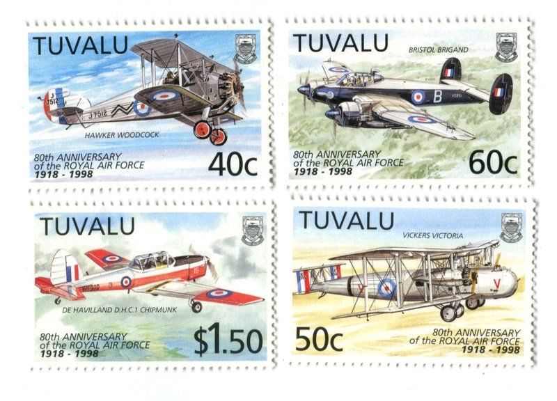 Alle Briefmarken: Briefmarken "Flugzeuge". Tuvalu. – Neu und originalverpackt aus Basel von Butsch5