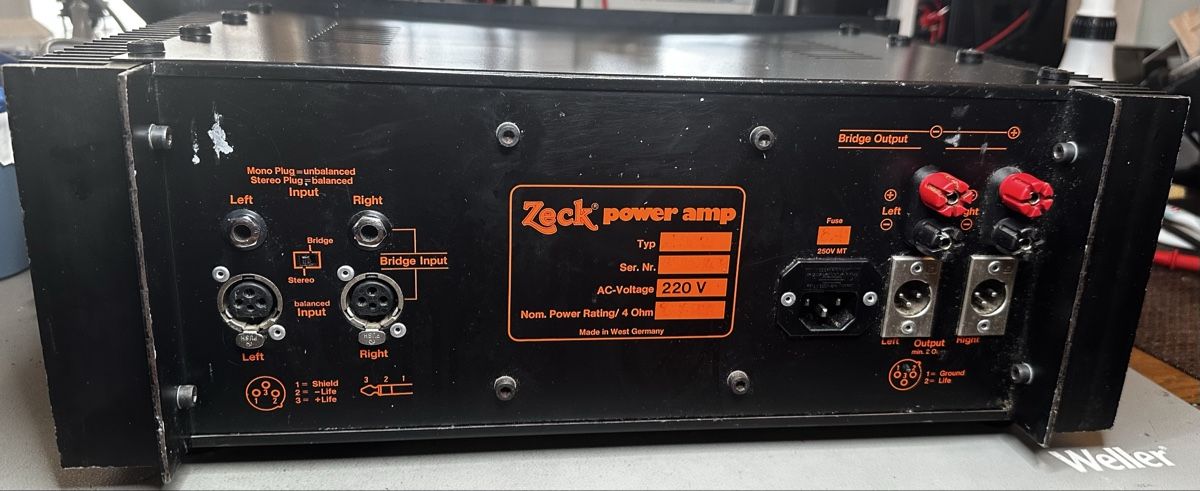 Amplificatori: Zeck Stereo Power Amp A 902 – Usato da Zürich venduto da deftwow 4