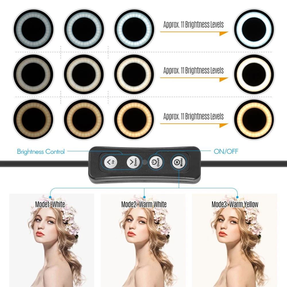 Lampade: 6 Zoll Desktop Mini LED Ringlicht – Nuovo e nell'imballaggio originale da Malans GR venduto da BUYBEST-Schweiz 5