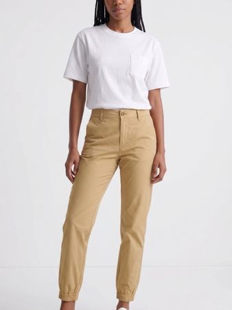 Damenhosen beige Grösse S neu