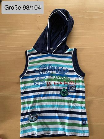 Hoodie Shirt ohne Ärmel, Grösse 98/104, Top Zustand