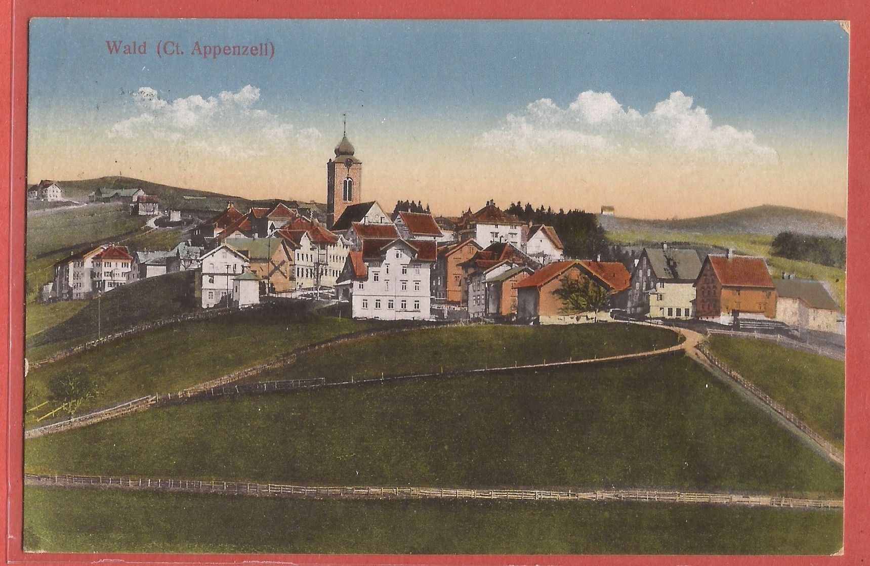 Cartoline postali: Wald AR - ca. 1915 - 1934 gestempelt – Usato da Fislisbach venduto da Porano