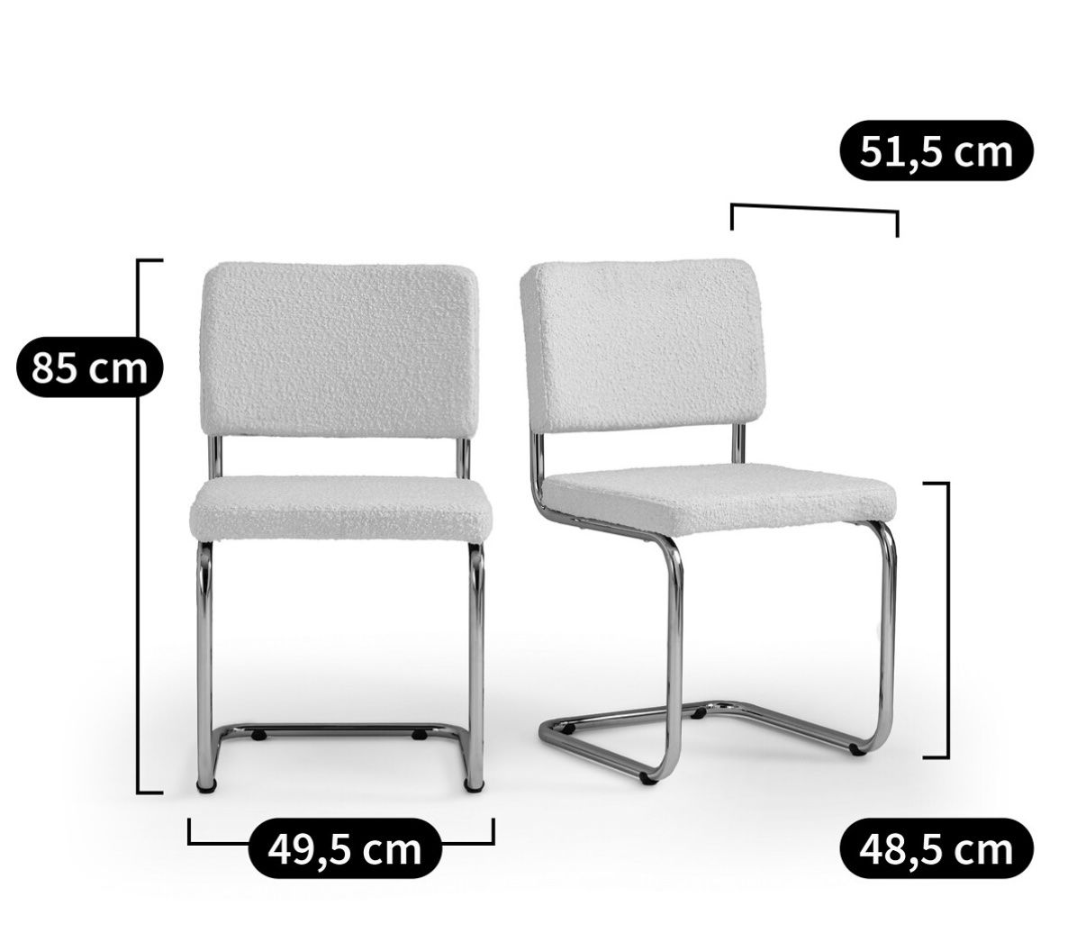 La Redoute Sedie: Bouclé Stühle, 4er Set – Usato da St. Gallen venduto da sarah0004 3