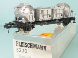 Fleischmann H0 5230 Behältertragwagen, NEUWERTIG