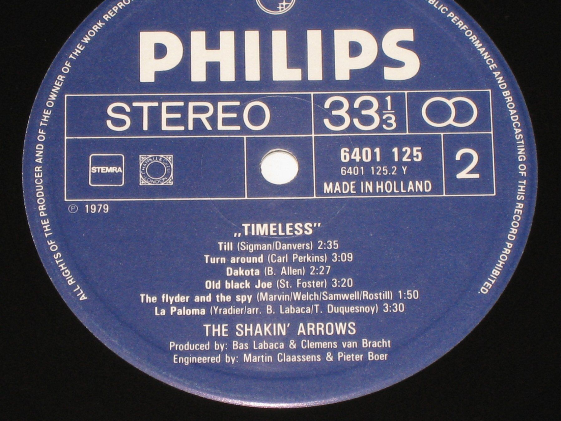 Schallplatten: LP - THE SHAKIN ARROWS - TIMELESS – Gebraucht aus Steckborn von Quo7 2