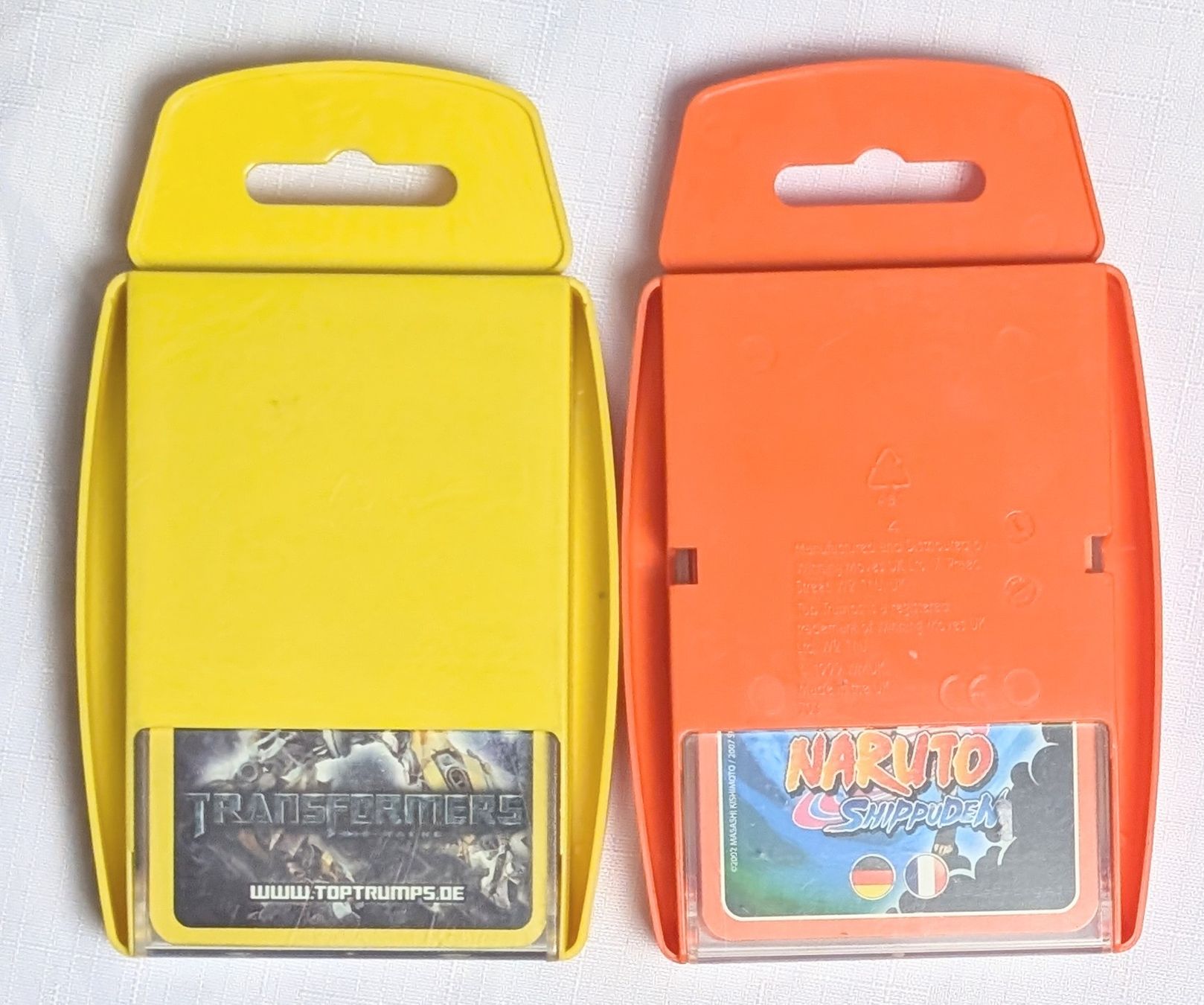 Spiele: 2er Set Top Trumps - Transformers & Naruto – Gebraucht aus Wängi von ABIZONE-86 1